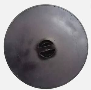 Royal Viking Warrior King Shield Fer brut en bois naturel fait à la main médiéval pour la décoration intérieure - Product Image 3