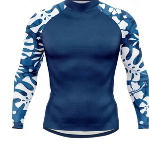 Service OEM Rash Guards unisexes respirants de haute qualité 100% polyester Anti-UV Séchage rapide Manches longues Rash Guards à bas prix - Product Image 1