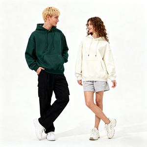 Sweat à capuche d'été épais respirant thermique grande taille en polaire avec impression et logo personnalisés-Usine de gros - Product Image 4