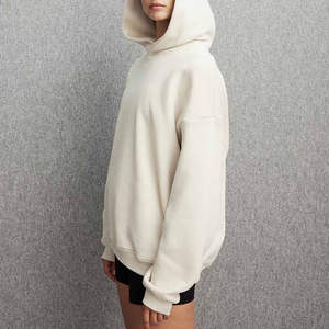 เสื้อฮู้ดของผู้หญิงใส่สบายระบายอากาศได้ดีสำหรับฤดูหนาวมีปกเสื้อและโลโก้ด้านหน้า - Product Image 3