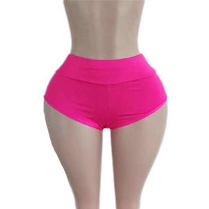 Venta al por mayor personalizar puede disponible Spandex Stretch Hot Girl Gym Tallas grandes pantalones cortos de las mujeres - Product Image 6