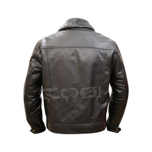 Bulk Order Unisex Black Leather <b>Jacket</b> ODM/OEM Manufacturer Custom Zipper & Button Closure Styles Available - Product Image 6