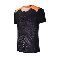 Tenue de sport personnalisée pour équipe, maillot de tennis de table, chemises et shorts d'extérieur, respirant, imprimé par sublimation, 100% polyester, séchage rapide