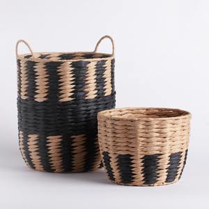 Panier de rangement en jacinthe d'eau pour l'organisation de la cuisine, paniers fonctionnels, prix compétitif - Product Image 5