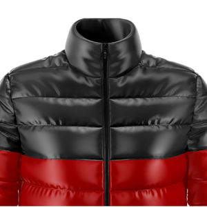Custom Two-Tone Color Block Puffer Jacket for Men Winter Warm Long Sports Wear with Down New Condition Direct From Manufacturer - Product Image 5