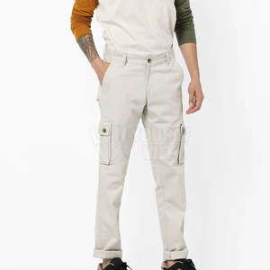 Pantalon Cargo pour Hommes de Couleur Personnalisée multi-Poches Pantalons pour Hommes Marque Privée Pantalons Cargo pour Hommes Lavés à Vendre - Product Image 4