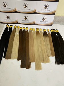 ตัวอย่างฟรีต่อผมมนุษย์หนังกำพร้าชิดผมบริสุทธิ์สีบลอนด์613กระดูกตรงเป็นกลุ่มผม - Product Image 4
