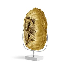 Escultura inspirada en la naturaleza de Metal negro en negrita, adorno de mesa contemporáneo, acento artístico creativo para hogares con estilo - Product Image 1