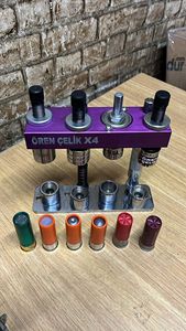 Cabezales de Prensa para Carga de Cartuchos de Acero Oren Celik Makina ORM208-1228 4X 6X para Calibres 12ga y 28ga, Duraderos y Multifuncionales - Product Image 4