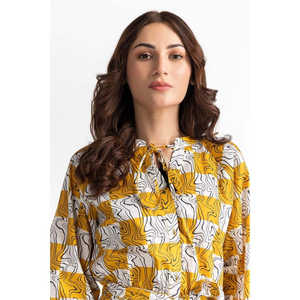 Blusa básica color mostaza con cintura natural WM-CS-SS24-007 - Product Image 4