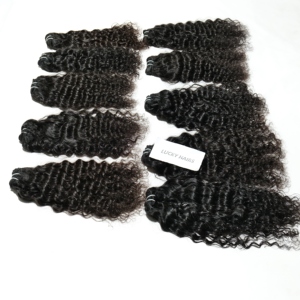 100% brut vierge malaisien indien armure Extensions de cheveux humains non transformés brésilien HD dentelle vagues boucles 1B couleur pas cher Bundle - Product Image 6