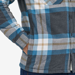 Camisas de Franela a Cuadros de Algodón/Fibra de Bambú Gruesas Unisex de Talla Grande, Camisas de Moda para Hombre con Botones, Estilo Casual, Forradas - Product Image 2