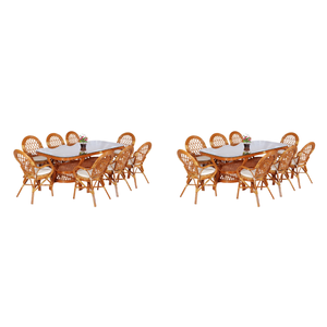 Ensemble de salle à manger Java magnifiquement conçu table longue d'Indonésie pour meubles de maison ou d'hôtel/d'appartement - Product Image 5