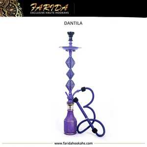 Farida luxe édition limitée Shisha narguilé Unique galvanisé tissé fils en laiton narguilé ensemble Style arabe pour une utilisation Chicha - Product Image 4