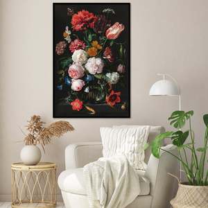 Póster de papel de Jan Davidsz De Heem, naturaleza muerta con flores, apto para pared - Product Image 2