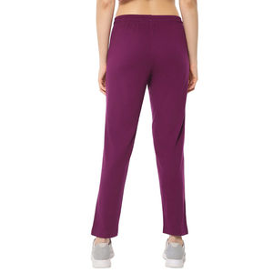 Nouveau style de pantalon de survêtement en toile pour femmes, coupe évasée, devant plat, décontracté, logo personnalisé, couleur unie, service OEM personnalisé - Product Image 4
