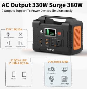 BEST QUALITY AND READY TO SHIP <b>Portable</b> Power Station 200W Solar <b>Generator</b> 151wh Battery AC DC Outdoor - Product Image 5