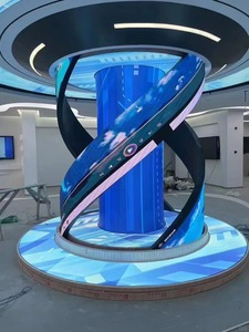 Lớn linh hoạt mềm bảng điều chỉnh 360 độ hình trụ tròn Led Màn hình hiển thị - Product Image 5