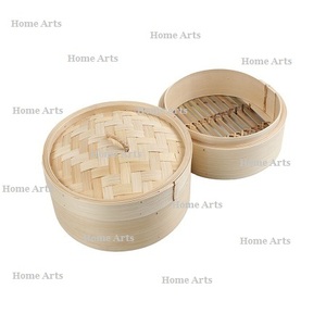 Dernier design de cuiseur vapeur en bambou rond, taille personnalisée, boîte à dim sum du fabricant en Inde - Product Image 6