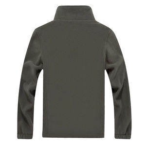 Chaquetas de hombre de forro polar con cremallera completa personalizadas de buena calidad personalizadas directamente de fábrica a precio barato - Product Image 6