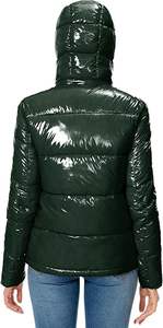 Manufacturer Exporter Quality Winter Quilted Puffer Jacket for Women Full Zip Bubble Padded Coat Shiny Woven Casual Style - Product Image 4