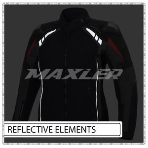 Veste de moto en textile imperméable pour homme, homologuée CE, respirante avec doublure amovible, veste en textile imperméable pour homme - Product Image 4