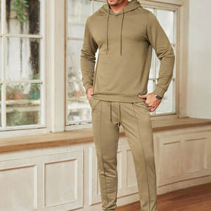 Chándal atlético de algodón con logotipo personalizado de alta calidad para hombre, chándal transpirable para correr, Sudadera Plus XXL con capucha, venta al por mayor para correr - Product Image 3