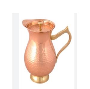Top Selling Premium Copper <b>Water</b> <b>Jug</b> Custom Logo Metal Pitcher and Kettle for Drinking Different Styles - Product Image 2