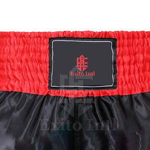 กางเกงขาสั้นผู้ชายแห้งเร็วแบบแห้งเร็วกางเกงขาสั้นไทยสวมใส่สบายออกแบบได้ตามต้องการสำหรับชุดศิลปะการต่อสู้แบบ MMA - Product Image 4