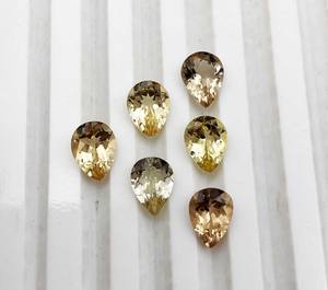 ลูกแพร์เบริลสีเหลืองตามธรรมชาติขนาด5*7-6*8มม. สำหรับการทำเครื่องประดับได้รับการรับรองจาก IGI - Product Image 3