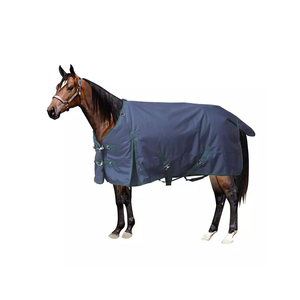 Tapis de participation d'hiver pour chevaux 600 Denier Ripstop avec col standard et combo 100% personnalisé avec logo avec une faible quantité minimale de commande - Product Image 3