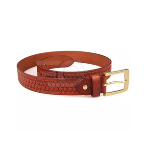 Cinturones de Cuero Genuino Elegantes y Duraderos, Ajustables, Clásicos, para Hombre, para Oficina, Formales, Prácticos, Accesorios de Moda - Product Image 3