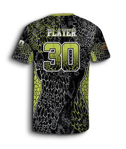 Conjunto de Camiseta de Béisbol Personalizable para Adultos, Talla Grande, Manga Corta, Poliéster, Impresión por Transferencia de Calor, Antibacteriano, Transpirable - Product Image 6