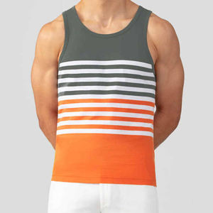 Nueva Camiseta de Tirantes Deportiva Transpirable de Verano para Hombre, Ropa Deportiva sin Mangas, Servicio OEM, Estilo Urbano, Spandex/Algodón - Product Image 5