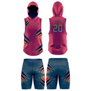New Custom Logo Printed 7v7 <b>Compression</b> Uniform Set Includes Jersey Shorts 100% Polyester Quick Dry Lightweight for Adults Team - Product Image 1