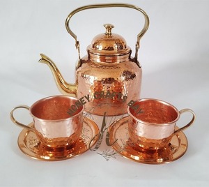 Antique Dark Brown Pure Copper Drinkware Premium Metal Glass Mugs With Food Safe Lacquer Coating - Product Image 4