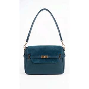 Bolso Estructurado en Piel Genuina Dollaro y Ante - Hecho en Italia - Art. 26096 - Product Image 5