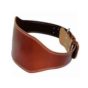Ceinture de levage en cuir véritable Ceinture de musculation à usage intensif Ceintures en cuir véritable du Pakistan - Product Image 3