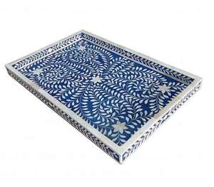 ถาดเสิร์ฟไม้ทำมือ ของตกแต่งบ้านสุดหรู ดีไซน์ประณีต เป็นมิตรกับสิ่งแวดล้อม ของขวัญแต่งงานสำหรับโต๊ะกาแฟและห้องนั่งเล่น - Product Image 3