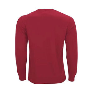 Sudadera Personalizada de Algodón con Cuello Redondo para Hombre, Diseño Sólido, Suministro OEM, Tejido Liso Teñido, Informal de Invierno y Primavera - Product Image 4