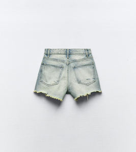 Nuevo diseño de alta calidad, pantalones cortos de mezclilla para mujer, 100% algodón, lavable, de secado rápido, pantalones cortos de mezclilla para mujer, superventas, pantalones cortos de mezclilla para mujer - Product Image 2