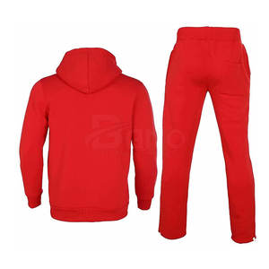 Chándales de algodón 100% OEM para hombre, conjunto de chándal y Sudadera con capucha de talla grande personalizable en diferentes colores para el invierno - Product Image 2