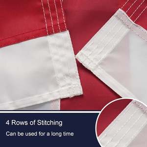 ธงเบนนิงตัน ปี 1776 ขนาด 3x5 ฟุต สำหรับภายนอกอาคาร ปักลายเบ็ตซี รอสส์ 13 จังหวัดอาณานิคม สหรัฐอเมริกา ปี 1776 ธงอเมริกันสองด้าน ผ้าคุณภาพสูงแบบ 2-in-1 - Product Image 3