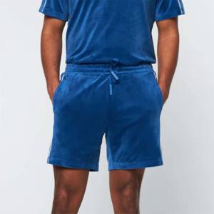Stylish <b>Men's</b> Velour Shorts - Luxurious Feel, Comfortable Fit, Ideal for Casual and <b>Lounge</b> Wear - Product Image 4