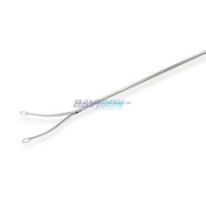 Pince à griffes pour nœuds - Manuelle, droite, 11 mm, mâchoires oblongues dentelées, tige de 5 mm, verrouillage, acier inoxydable, 16'' (40,5 cm) VATS - Product Image 4