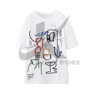 Camisetas bordadas personalizadas para mujer: diseño moderno y cómodo con bordado personalizado - Product Image 1