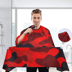 Usine personnalisé imperméable Polyester Salon de coiffure noir coiffure coupe de cheveux Cape cheveux pour coiffure barbier cheveux Cape - Product Image 2