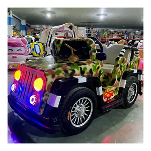 High Quality Fiberglass Indoor Outdoor Amusement Equipment Park Ride Kids Jeep Car Bumper Cars For Kids Electric