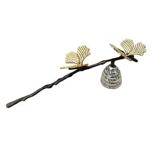 Éteignoir à bougie artisanal en métal finition argentée, écologique, design classique, élégant, décoration d'intérieur pour Noël et Pâques - Product Image 6