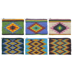 <b>Cute</b> Seed Beads Heart Design Coin <b>Purse</b> For Women Fashionable Beaded Embroidery Coin Pouch Hand Bag - Product Image 4